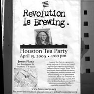 Houston Tea Party - Downtown, Jones Plaza - April 15, 2009... Click to enlarge